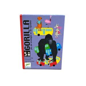 Gorilla Card Game By Djeco - Strategy Game For Ages 5-99 2-5 Players 20-Min Play